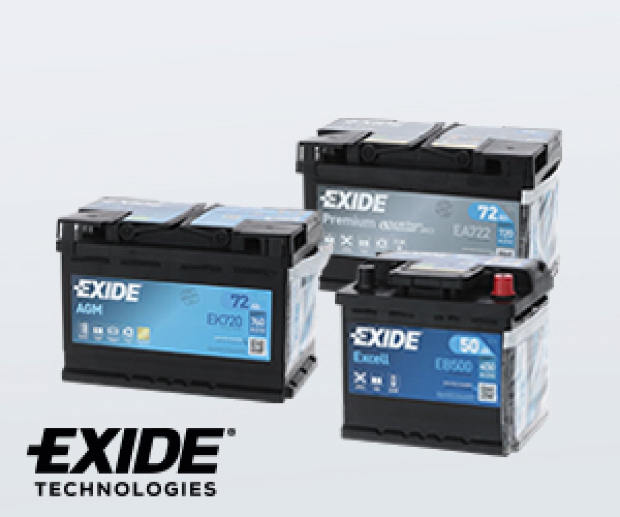 EXIDE-Batterien